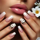 Acrylic Full Set Pink Or White